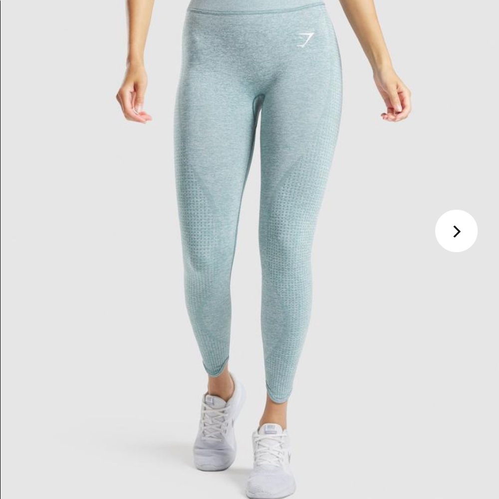 Gymshark vital rise leggings light green marl